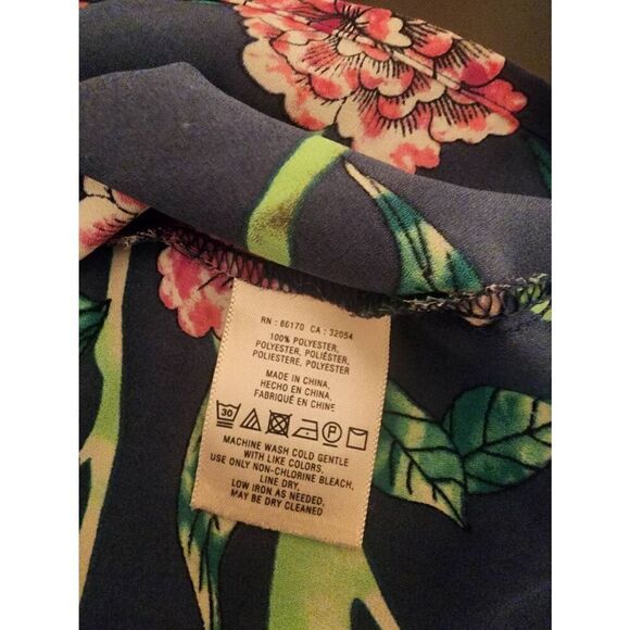 Anthropologie HD in Paris Eira green floral blouse size 6 - Picture 8 of 9